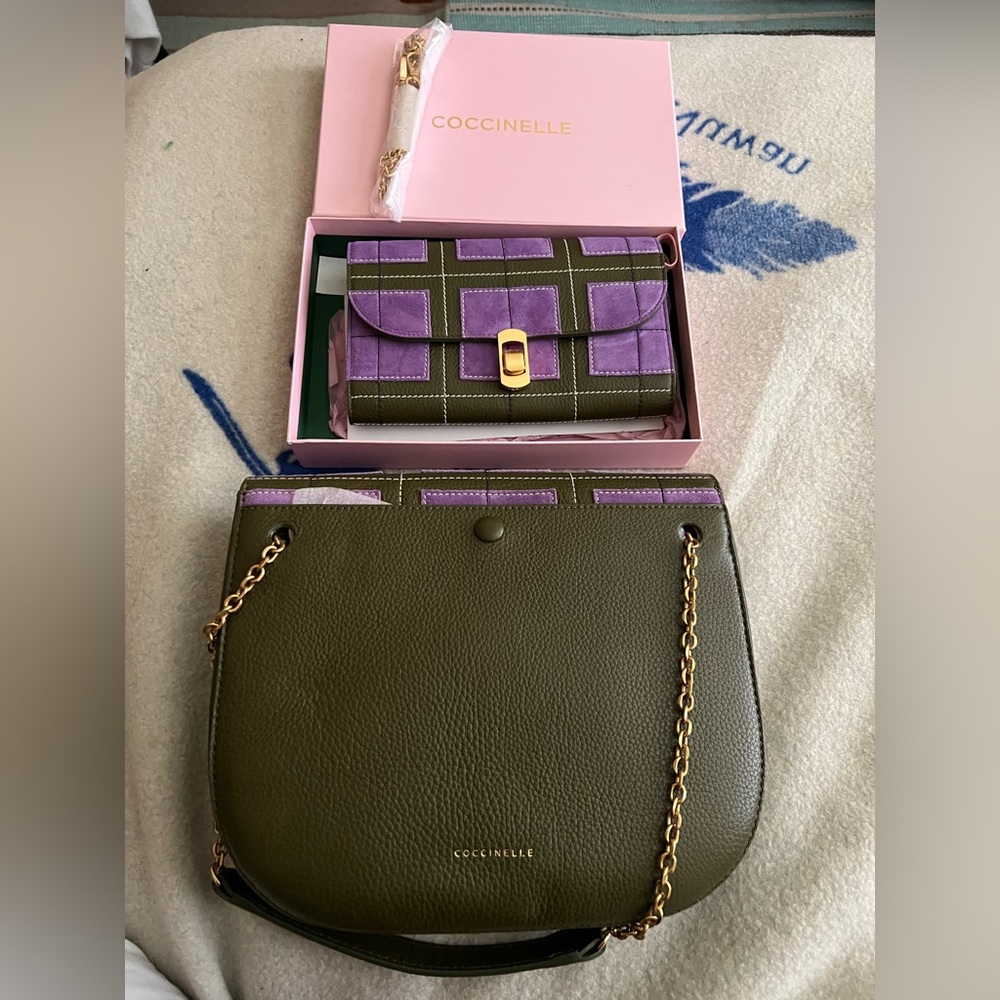 Coccinelle handbag plus wallet set